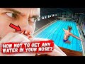 SECRET TOOLS to stop water in your NOSE | How to avoid pain in the swimming pool?