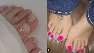Latest Fashion For Working Ladies Of Trendy Feet Nail Art Designs