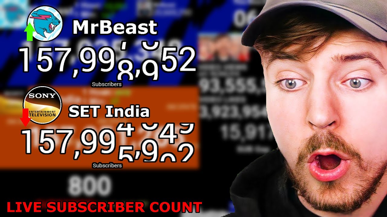 MrBeast VS SET India THE END GAME (Live Subscriber Count) - YouTube