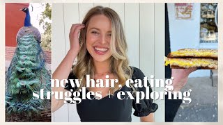 VLOG: New Hair, Opening up About Eating Struggles, Seeing Peacocks + Going to Church ALONE!