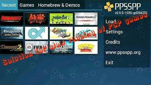 How to solve the problem of slow running of PSP games