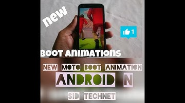 New Moto Boot animation for Android 