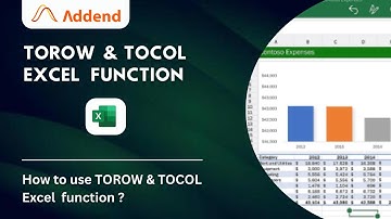 TOROW AND TOCOL Excel Function | By Umesh Gupta