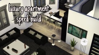 I Made A Luxury Apartment in The Sims 4| SpeedBuild