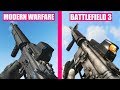 Modern Warfare 2019 vs Battlefield 3 Weapons Comparison