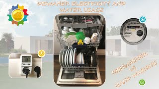 Dishwasher electricity and water usage | Dishwasher Vs Hand washing: what is better
