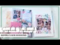 Flip through my finished memory album | memory book for my friend | Newcastle 2022