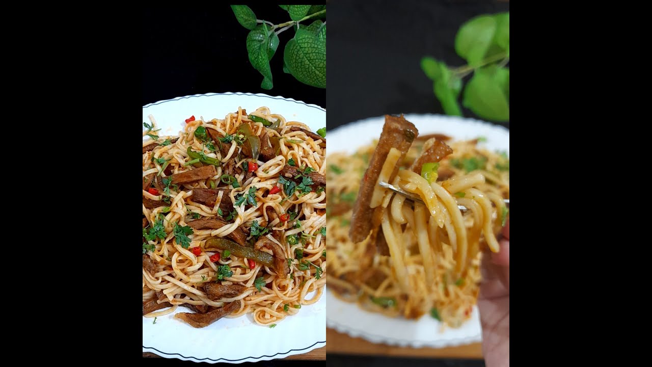 বিফ নুডুলস Beef Noodles Bangladeshi style noodles recipe YouTube