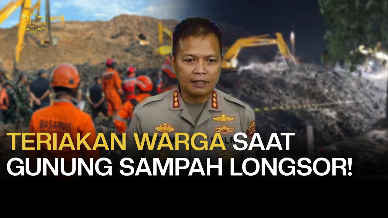 Gunung Sampah Bantargebang Bekasi Longsor! 5 Korban Tewas Tertimbun Tumpukan Sampah!