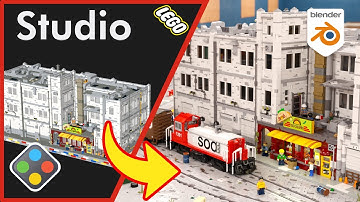 Import Bricklinks Studio to Blender | Photorealistic Renders