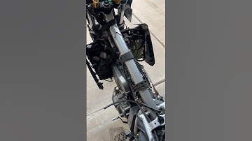 KLR650 Lean and mean all choked up. #klr650 #dualsport #adventurebikes