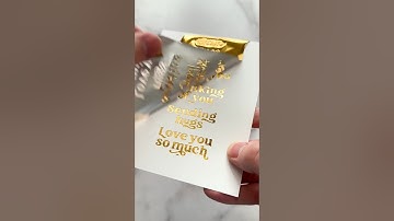 Add FOIL To Your DIY Greeting Cards! - ASMR Crafting! #asmr #asmrsounds #crafts