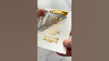 Add FOIL To Your DIY Greeting Cards! - ASMR Crafting! #asmr #asmrsounds #crafts