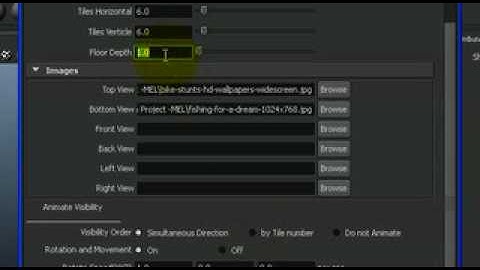 Srv Tiles Formation MEL SCript
