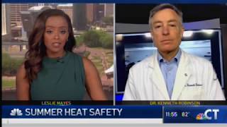 Dr. Ken Robinson talks to NBC 30 about Heat Wave Safety.