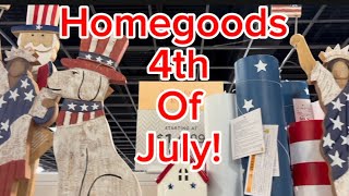 4th of July in Homegoods TJMaxx Marshalls Hobby Lobby