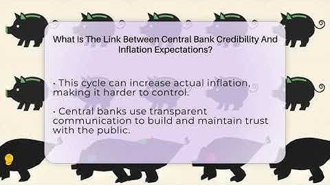 What Is The Link Between Central Bank Credibility And Inflation Expectations?