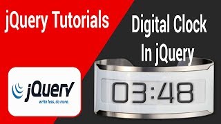 Digital Clock In jQuery In Tamil