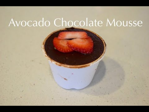Avocado Chocolate Mousse - Keto, Vegan, Glutenfree Dessert