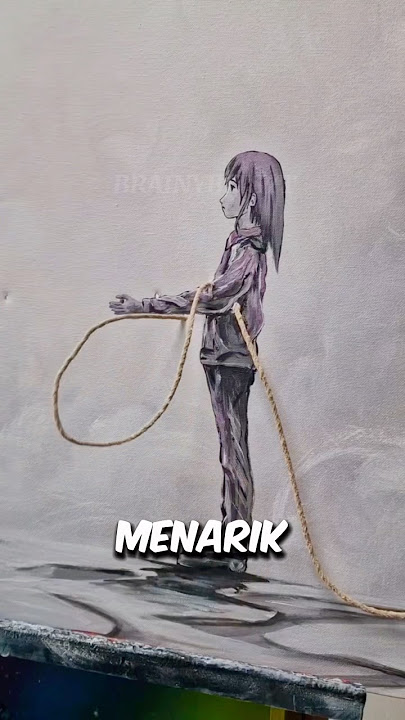 Lukisan ini berubah total saat lampu dimatikan😳
