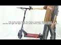 M4 electric scooter function introduction(M4整车讲解功能介绍)