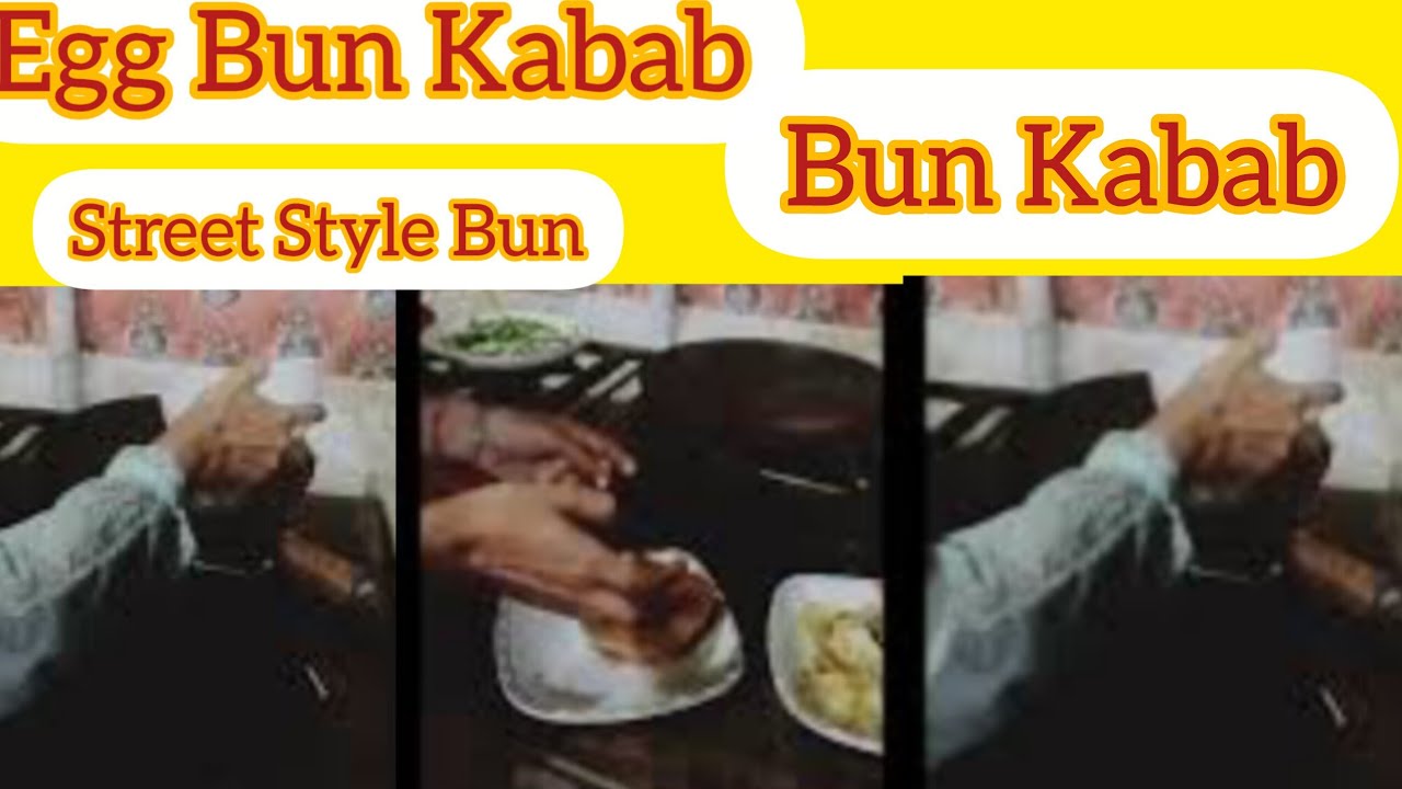 Famous Bun Kabab Making/Special Egg Anda Shami Burger /Burns Road YouTube