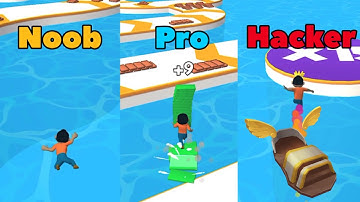 Noob vs Pro vs Hacker || Shortcut Run || iOS/Android