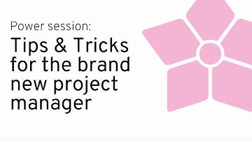 Power Session about the 3 most important things you should know as a new  project manager in TimeLog