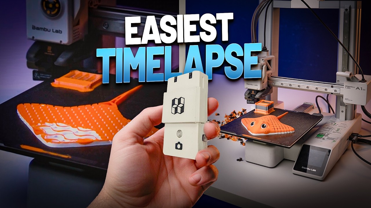 Идеальная покадровая съемка при многоцветной 3D-печати? Теперь это возможно. (CyberBrick Bambu Lab)