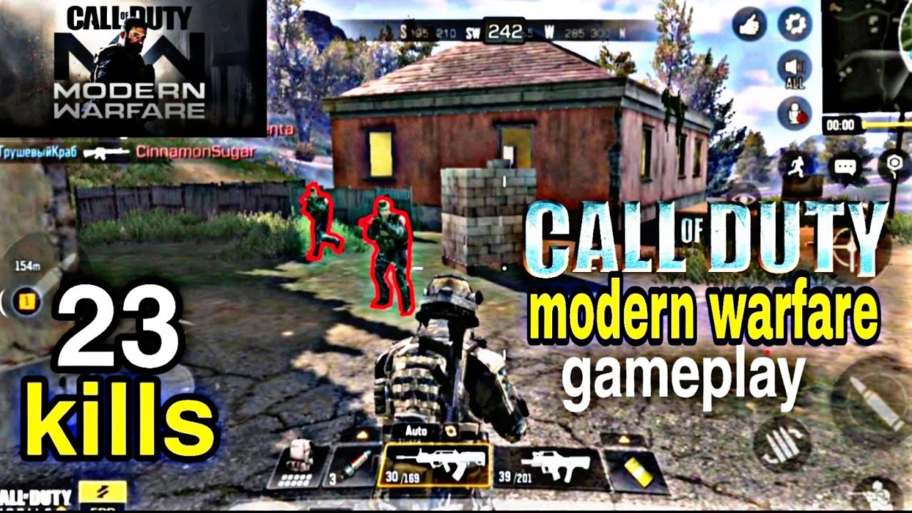 call of duty mobile modern warfare gameplay !! 23 kills new record YouTube