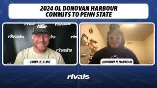 Four-star OL Donovan Harbour commits to Penn State