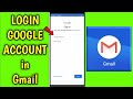 How to login google account in gmail app