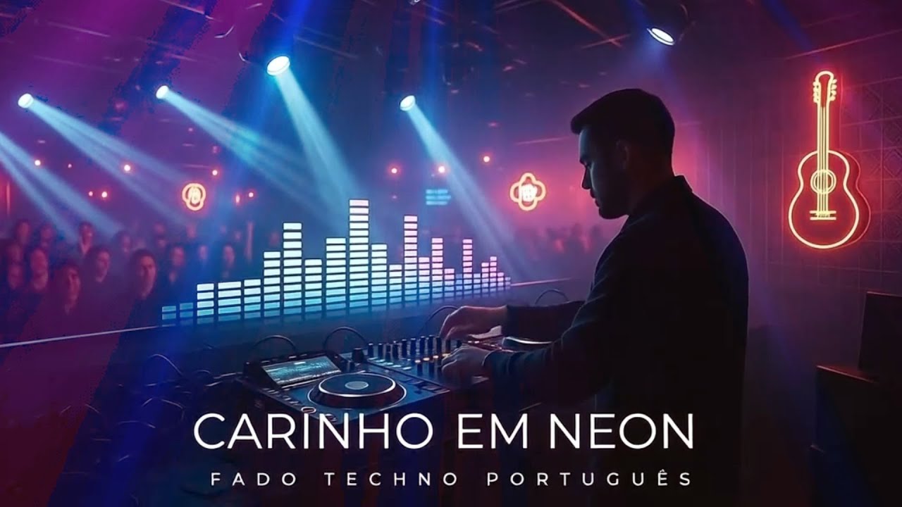 Carinho em Neon | Fado Techno Português 🇵🇹 | Música Portuguesa Romântica & Eletrônica (2025-2026)