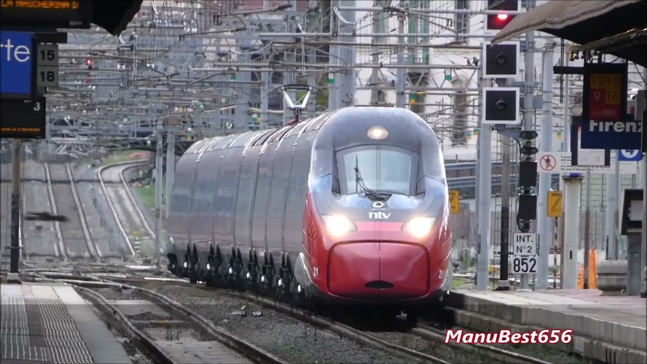 TRENI IN TRANSITO DI TUTTI I TIPI A FIRENZE CAMPO MARTE