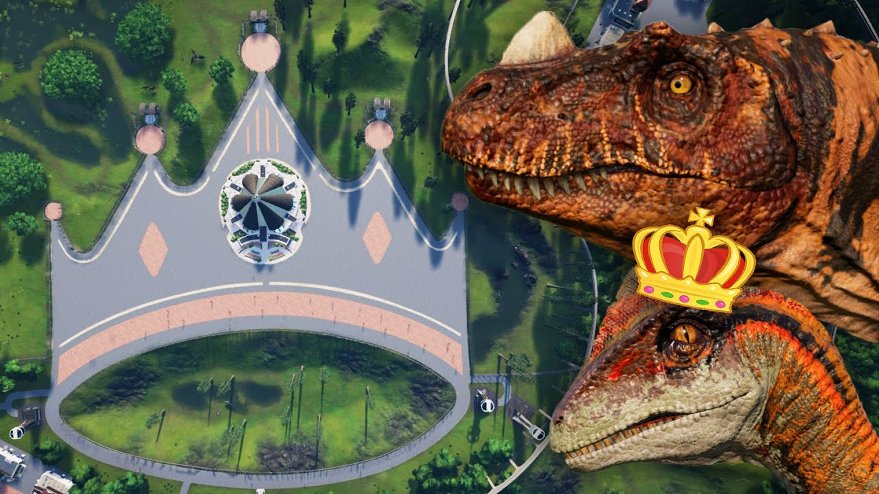 Royal Park | Full park speed build | Jurassic World Evolution - YouTube