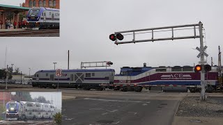 ACE 3114 49ers Special Train Pickup & Departure South | E Weber Ave. Railroad Crossing, Stockton CA