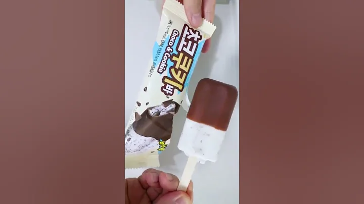 Choco cookie Ice cream ASMR es krim popsicle dondurma بستنی Eiscreme ไอศกรีม - DayDayNews