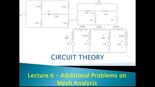 Celebrity Lecture 6 - Additional problems on mesh analysis Net Worth