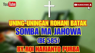 Spiritual Uning-Uningan 'Somba Ma Jahowa' Version of the Batak Keyboard