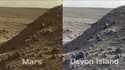 NASA -  Mars VS  Devon Island
