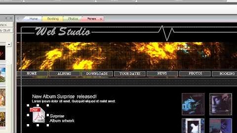 WebstudioTV: Insert Tab - Illustrations Group