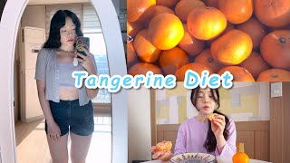 Diet｜Tangerine diet for 3 days🍊｜short-term diet (roasting tangerines, egg rice porridge)