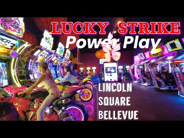 🇺🇸 Games Activeties inside Lucky Strike in Lincoln Square