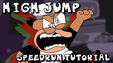 Pizza Tower Speedrun Tutorial: High Jump (Peppino & Noise)