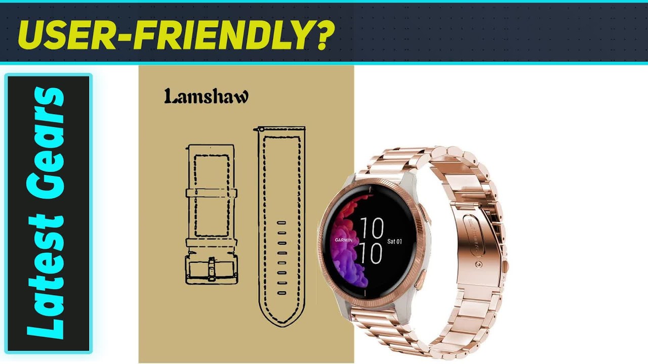 Buleshaw Garmin Venu Bands: The Best Rose Gold Metal Upgrade!