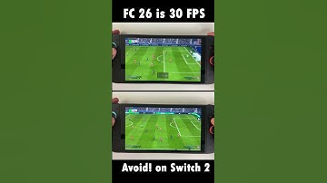 FC 26 on Nintendo Switch 2 at 30FPS is pretty BAD! #FC26 #FIFA26 #nintendoswitch2