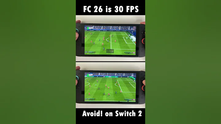 FC 26 on Nintendo Switch 2 at 30FPS is pretty BAD! #FC26 #FIFA26 #nintendoswitch2