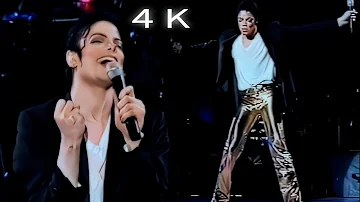 Michael Jackson - Live in Auckland, 1996 | Off The Wall Medley 4K Remaster