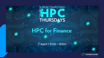HPC Thursday: HPC for finance