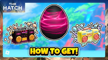 (The Hatch Event) How To Get The Egg of The Infinite Nexus & Frittata Boomboxes! (Egg Hunt 2025)